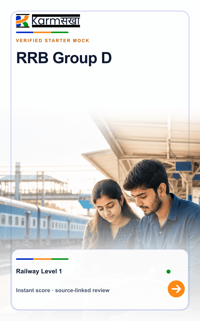 RRB Group D mock test cover