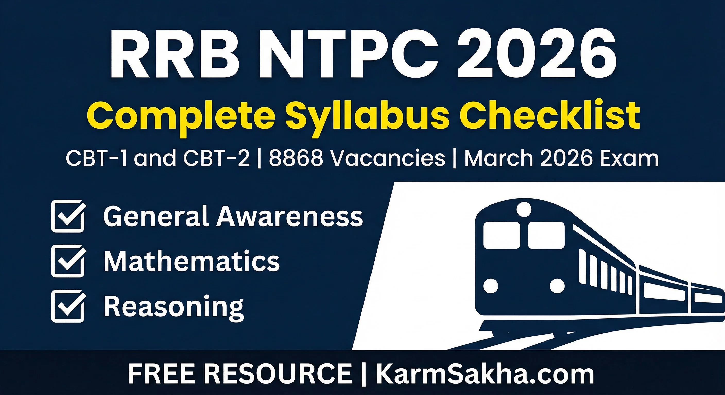 RRB NTPC Maths & Reasoning Shortcut Formulas